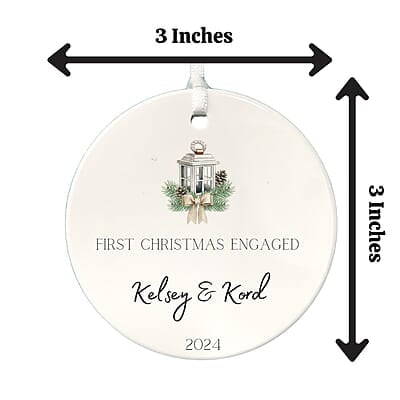 Engagement Ornament, Personalized 2024, Enduring Cherished Quality Ceramic Keepsake, Beautiful Lasting Custom Nostalgic Remembrance Memento Engagement Ornament, Personalized 2024, Enduring Cherished Quality Ceramic Keepsake, Beautiful Lasting Custom Nostalgic Remembrance Memento