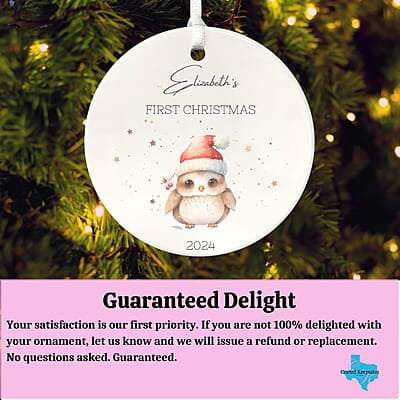 Personalized Baby 1st Christmas Ornament 2, 2024 Keepsake, Custom Girls and Boys, Baby Name Gift Personalized Baby 1st Christmas Ornament 2, 2024 Keepsake, Custom Girls and Boys, Baby Name Gift