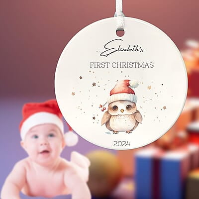 Personalized Baby 1st Christmas Ornament 2, 2024 Keepsake, Custom Girls and Boys, Baby Name Gift Personalized Baby 1st Christmas Ornament 2, 2024 Keepsake, Custom Girls and Boys, Baby Name Gift