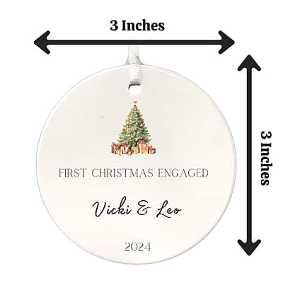 Engagement Ornament 2, Personalized 2024, Enduring Cherished Quality Ceramic Keepsake, Beautiful Lasting Custom Nostalgic Remembrance Memento Engagement Ornament 2, Personalized 2024, Enduring Cherished Quality Ceramic Keepsake, Beautiful Lasting Custom Nostalgic Remembrance Memento