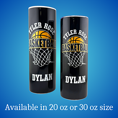 Custom Skinny Tumbler – Tyler Rose Special Olympics Basketball Fundraise 20 oz size comparison Custom Skinny Tumbler – Tyler Rose Special Olympics Basketball Fundraise 20 oz size comparison