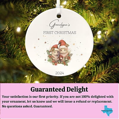 Personalized Baby 1st Christmas Ornament 3, 2024 Keepsake, Custom Girls and Boys, Baby Name Gift Personalized Baby 1st Christmas Ornament 3, 2024 Keepsake, Custom Girls and Boys, Baby Name Gift