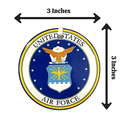 Air Force Ceramic Ornament, Custom Military Keepsake Gift Patriotic Remembrance, Serviceman, Veteran Air Force Ceramic Ornament, Custom Military Keepsake Gift Patriotic Remembrance, Serviceman, Veteran