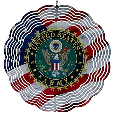 Personalized Military Wind Spinner