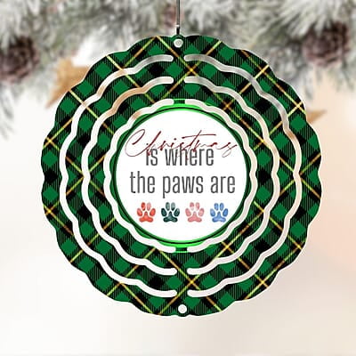 Breeds Starting with J - L Cat in Santa Hat Personalized 4" Wind Spinner Christmas Ornament Pet Gift Breeds Starting with J - L Cat in Santa Hat Personalized 4" Wind Spinner Christmas Ornament Pet Gift