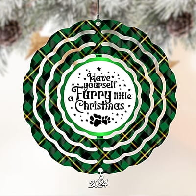 Breeds Starting with S Cat in Santa Hat Personalized 4" Wind Spinner Christmas Ornament Pet Gift Breeds Starting with S Cat in Santa Hat Personalized 4" Wind Spinner Christmas Ornament Pet Gift