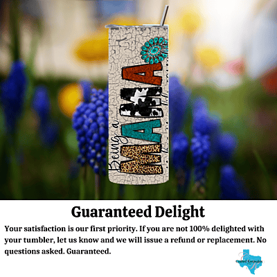 Custom Being a Mama Western 2 Photo 20 oz Tumbler Custom Being a Mama Western 2 Photo 20 oz Tumbler