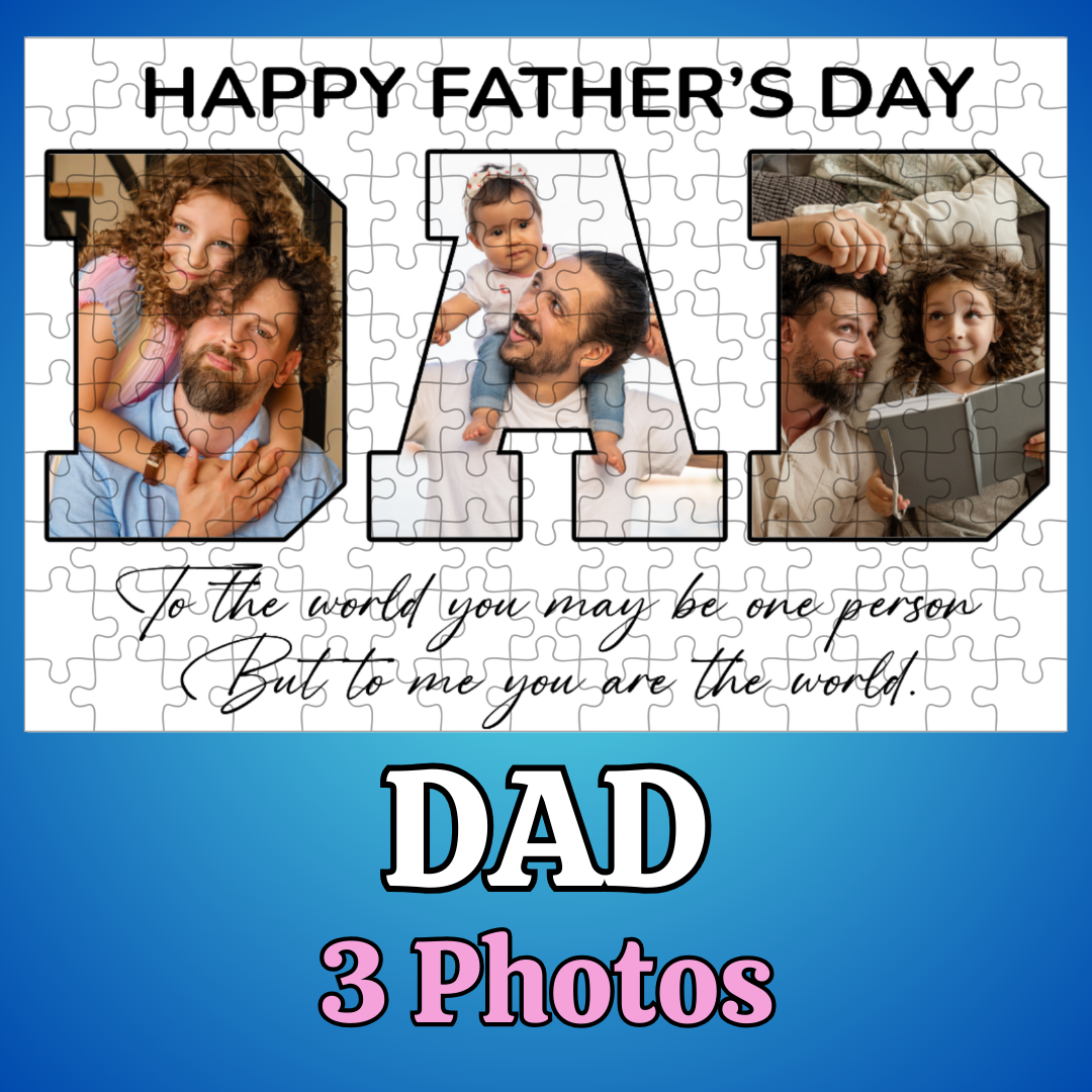 Grandpa 10 x 8 Custom Personalized Photo Jigsaw Puzzle Grandpa 10 x 8 Custom Personalized Photo Jigsaw Puzzle