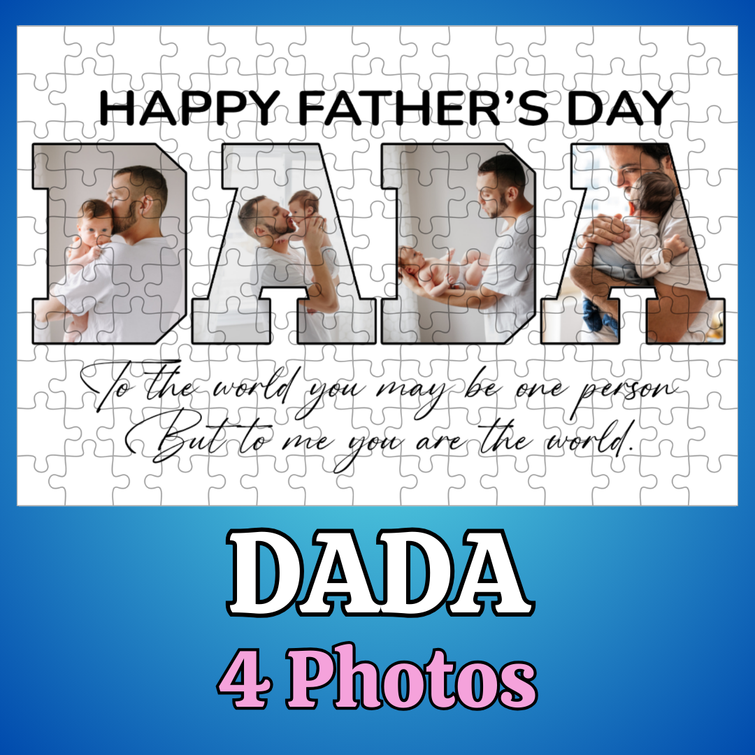 Grandpa 10 x 8 Custom Personalized Photo Jigsaw Puzzle Grandpa 10 x 8 Custom Personalized Photo Jigsaw Puzzle