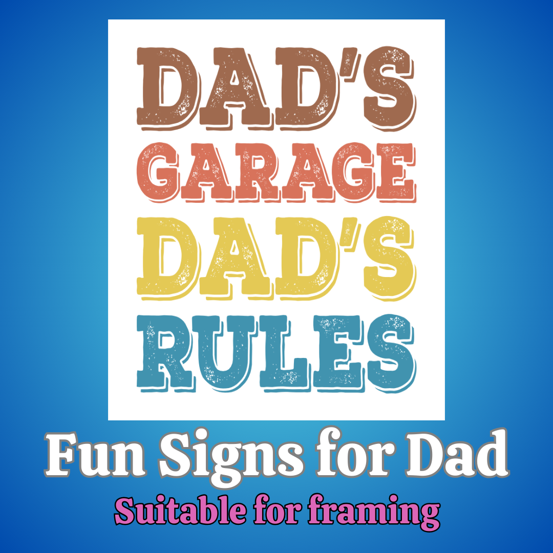Delightful Signs for Dads & Grandpas – Frame-Ready Gifts with Personality
