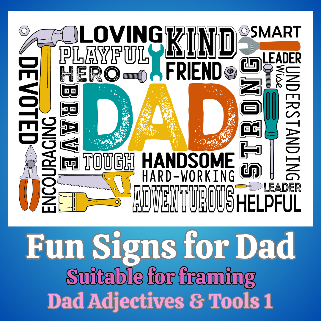 Fun Signs for Dads & Grandpas – Frame-Ready Gifts with Personality