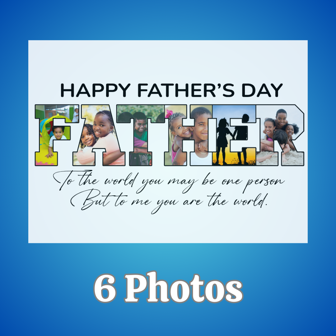 Dad - Grandpa 10 x 8 Custom Personalized Photo Sign Dad - Grandpa 10 x 8 Custom Personalized Photo Sign