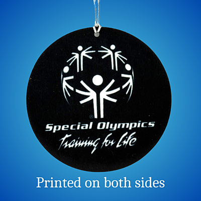 Custom Round Air Freshener – Tyler Rose Special Olympics Basketball Fundraiser back Custom Round Air Freshener – Tyler Rose Special Olympics Basketball Fundraiser back