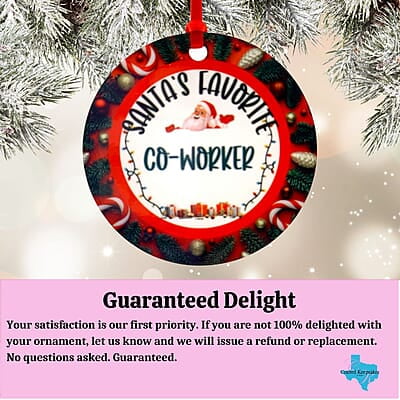 Santa's Favorite Occupation Ornament Gift Stocking Stuffer, Budget Friendly MDF Thoughtful Keepsake, Family, Group, & Business Gift Santa's Favorite Occupation Ornament Gift Stocking Stuffer, Budget Friendly MDF Thoughtful Keepsake, Family, Group, & Business Gift