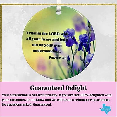 Personalized Scriptures - 3 inch Ceramic Ornament Personalized Scriptures - 3 inch Ceramic Ornament