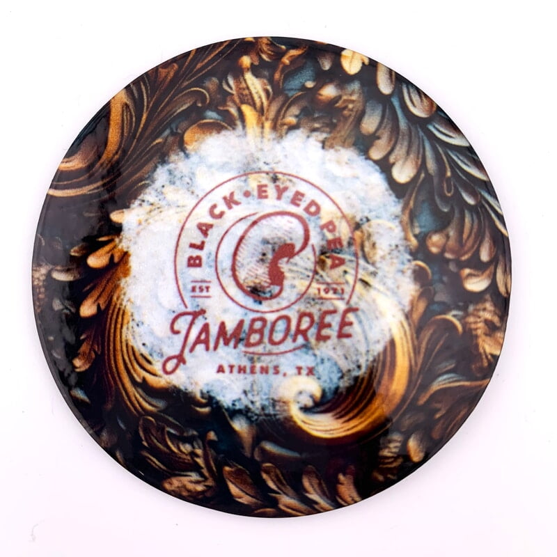Athens, Texas Black Eyed Pea Jamboree Magnet with logo