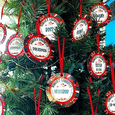 Santa's Favorite Occupation Ornament Gift Stocking Stuffer, Budget Friendly MDF Thoughtful Keepsake, Family, Group, & Business Gift Santa's Favorite Occupation Ornament Gift Stocking Stuffer, Budget Friendly MDF Thoughtful Keepsake, Family, Group, & Business Gift