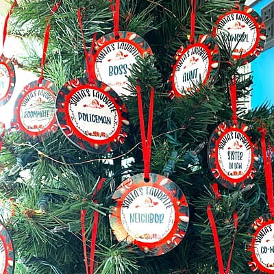Santa's Favorite Hobby Sports Ornament Stocking Stuffer, Keepsake, Family, Group Gift Santa's Favorite Hobby Sports Ornament Stocking Stuffer, Keepsake, Family, Group Gift