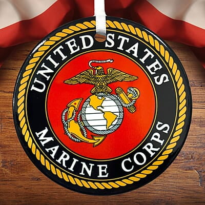 Marines 2024 Ceramic Ornament, Custom Military Keepsake Gift, Lasting Patriotic Remembrance, Serviceman, Veteran Marines 2024 Ceramic Ornament, Custom Military Keepsake Gift, Lasting Patriotic Remembrance, Serviceman, Veteran