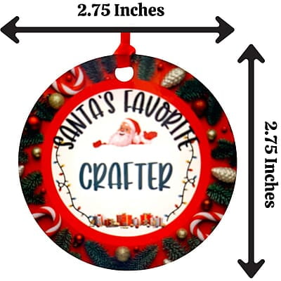Santa's Favorite Hobby Sports Ornament Stocking Stuffer, Keepsake, Family, Group Gift Santa's Favorite Hobby Sports Ornament Stocking Stuffer, Keepsake, Family, Group Gift