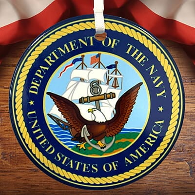 Navy Ceramic Ornament, Custom Military Keepsake Gift Patriotic Remembrance, Serviceman, Veteran Navy Ceramic Ornament, Custom Military Keepsake Gift Patriotic Remembrance, Serviceman, Veteran