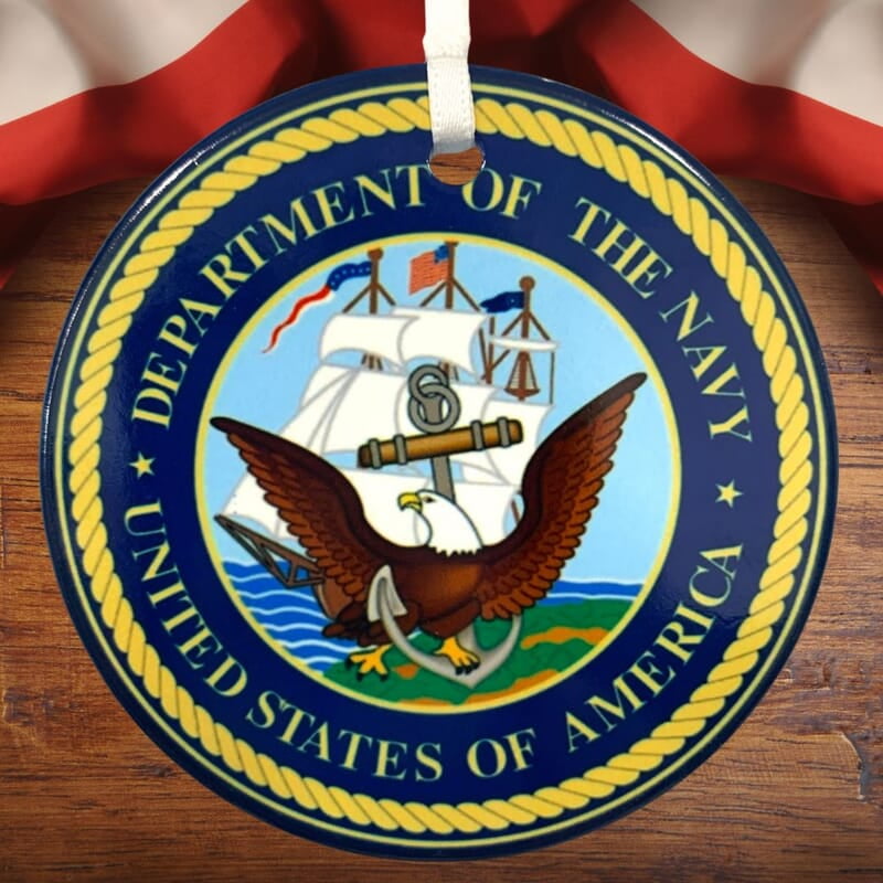 Navy Ceramic Ornament, Custom Military Keepsake Gift Patriotic Remembrance, Serviceman, Veteran Navy Ceramic Ornament, Custom Military Keepsake Gift Patriotic Remembrance, Serviceman, Veteran