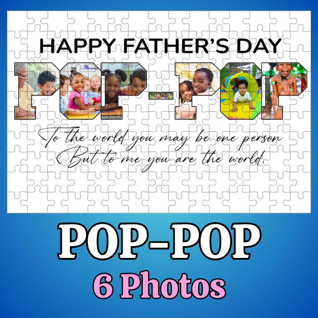 Grandpa 10 x 8 Custom Personalized Photo Jigsaw Puzzle Grandpa 10 x 8 Custom Personalized Photo Jigsaw Puzzle