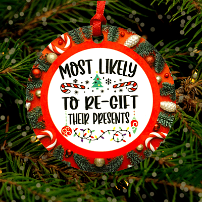 Most Likely To Hilarious Ornament Gift Stocking Stuffer lifestyle Most Likely To Hilarious Ornament Gift Stocking Stuffer lifestyle