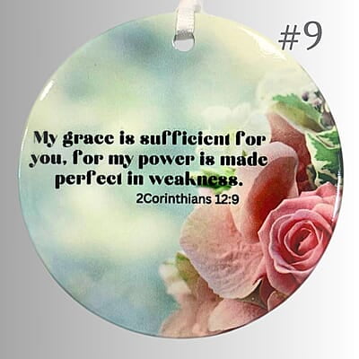 Personalized Scriptures - 3 inch Ceramic Ornament Personalized Scriptures - 3 inch Ceramic Ornament