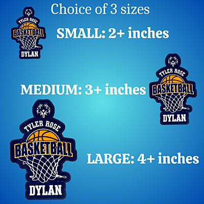 Personalized Custom Vinyl Waterproof Stickers – Tyler Rose Special Olympics Basketball sizes Personalized Custom Vinyl Waterproof Stickers – Tyler Rose Special Olympics Basketball sizes