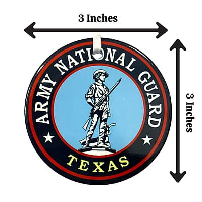 National Guard Ceramic Ornament, Custom Military Keepsake Gift Patriotic Serviceman, Veteran National Guard Ceramic Ornament, Custom Military Keepsake Gift Patriotic Serviceman, Veteran