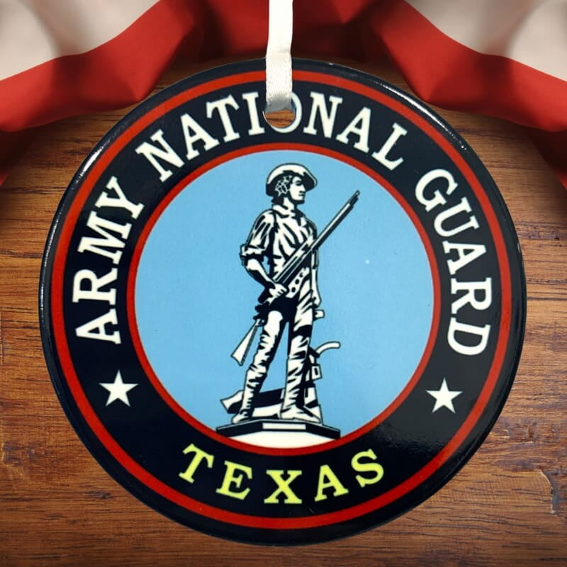 National Guard Ceramic Ornament, Custom Military Keepsake Gift Patriotic Serviceman, Veteran National Guard Ceramic Ornament, Custom Military Keepsake Gift Patriotic Serviceman, Veteran