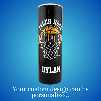Personalized Custom Skinny Tumbler – Tyler Rose Special Olympics Basketball Fundraise 20 oz back Personalized Custom Skinny Tumbler – Tyler Rose Special Olympics Basketball Fundraise 20 oz back