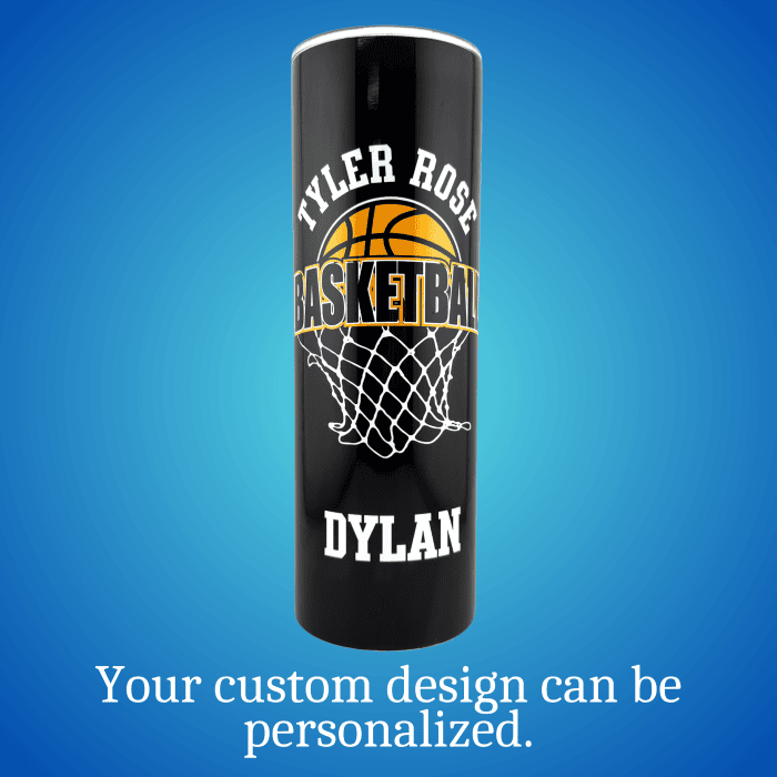Personalized Custom Skinny Tumbler – Tyler Rose Special Olympics Basketball Fundraise 20 oz front Personalized Custom Skinny Tumbler – Tyler Rose Special Olympics Basketball Fundraise 20 oz front