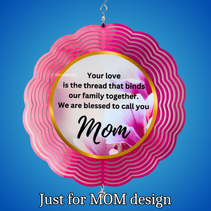 Mom Tribute Wind Spinner – 10" Floral Design with 1Corinthians 13:4-5 Scripture Mom Tribute Wind Spinner – 10" Floral Design with 1Corinthians 13:4-5 Scripture